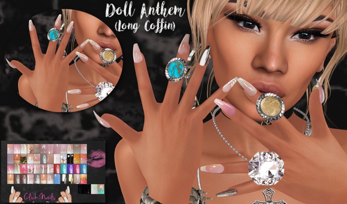 ~GD~Doll Anthem(Long Coffin) - Belleza BENTO Hands