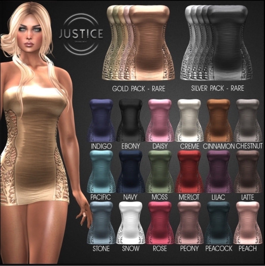 [JUSTICE] LIZA DRESS - ROSE - MAITREYA