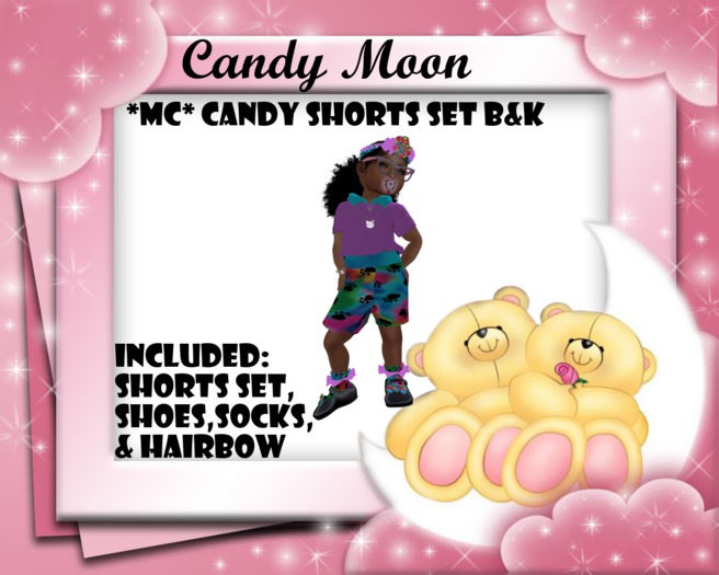 *MC* Candy Shorts Set B&K,99