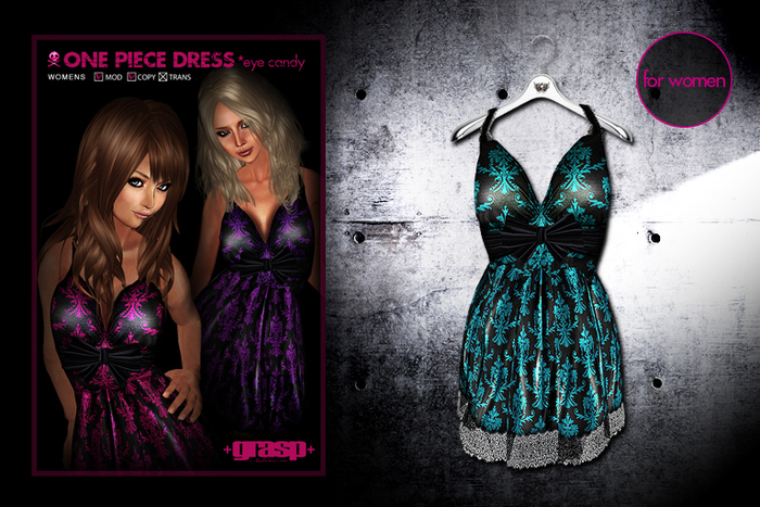 +grasp+/One Piece Dress/eye candy/green
