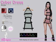 Cyber Dress With Hud Studs