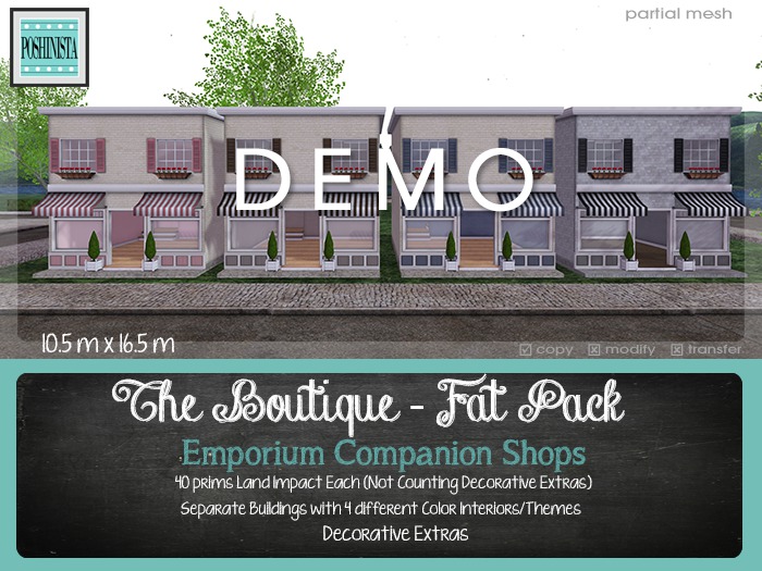 Poshinista - The Boutique Fatpack DEMO BOXED
