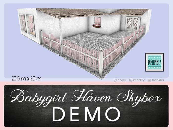 Poshinista - Babygirl Haven Skybox DEMO (BOXED CLICK ME)