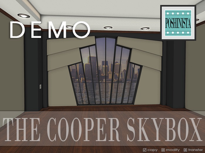 Poshinista - The Cooper Skybox DEMO BOXED