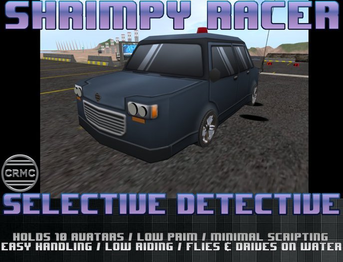 Second Life Marketplace - SELECTIVE DETECTIVE - SHRIMPY RACER by CRMC ...