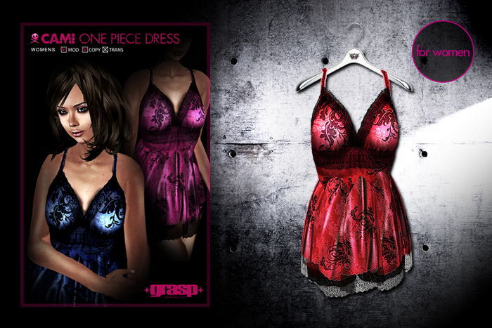 +grasp+/cami One Piece Dress /Red