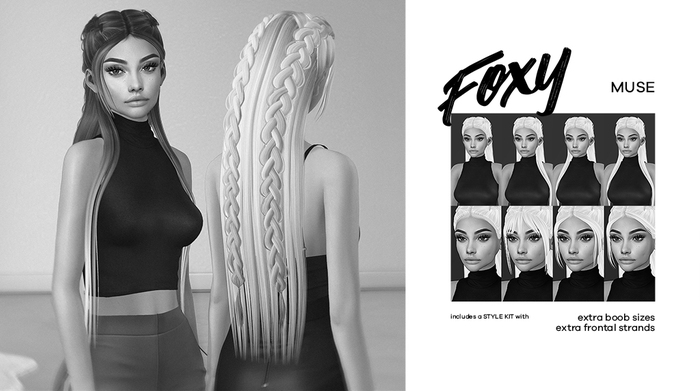 #Foxy - Muse Hair DEMO (wear to unpack)