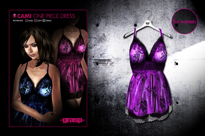 +grasp+/cami One Piece Dress /Purple