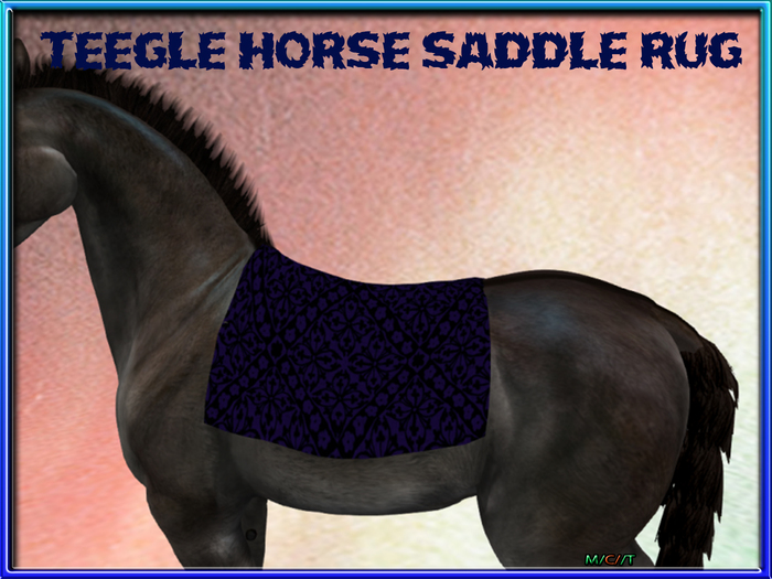 Teegle may  Saddlepad 3