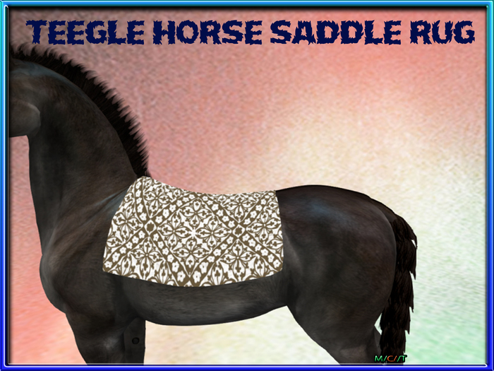 Teegle may  Saddlepad 12