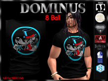 ~DOMINUS~8 Ball TSHIRT (BOXED)