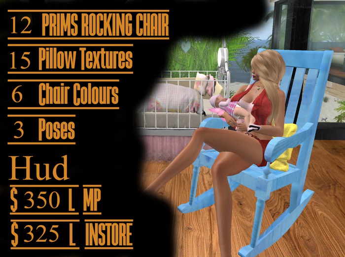 G&L ZOOBY CUDDLE ROCKING CHAIR BOX