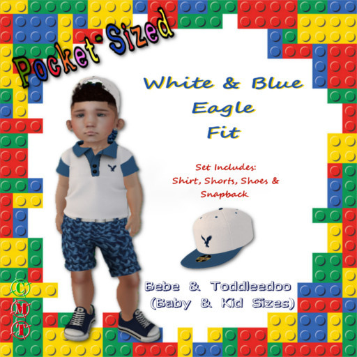 *PoCkEt-SiZeD* Wht & Blue Eagle Fit Unpacker (WEAR)