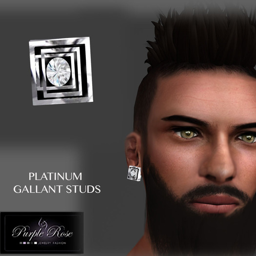 MP**(PRJ)PLATINUM GALLANT EARRINGS