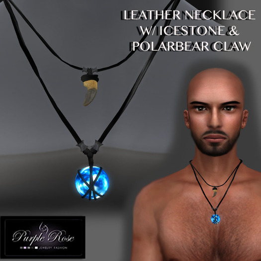 MP**(PRJ)LEATHER W/ ICESTONE & POLARBEAR CLAW