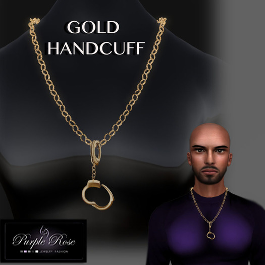 MP**(PRJ)GOLD HANDCUFF CHAIN