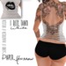 I bite tank top white