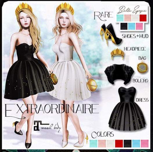 Belle Epoque { Extraordinaire } Headpiece Sky (Box)