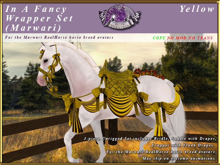 *E* In a Fancy Wrapper Set [BOXED] RH Marwari Yellow