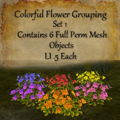Bad Katz  Flower Grouping Set 1