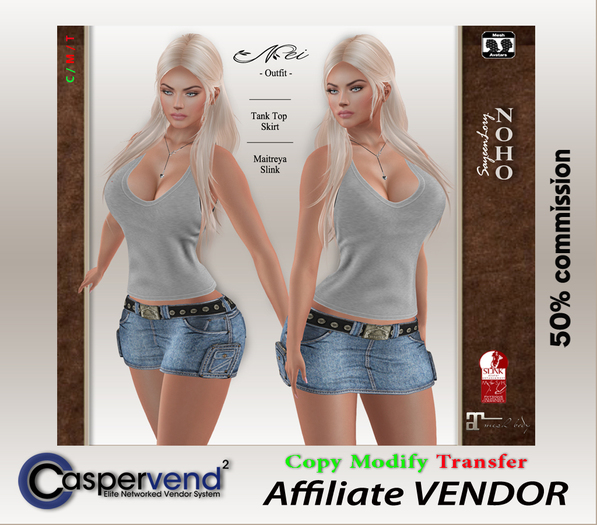 ! Affiliate Vendor [NOHO] - Nei Outfit w/Skirt