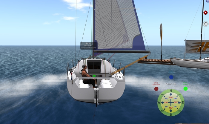BWind navigaton HUD - Bandit 25R with compass