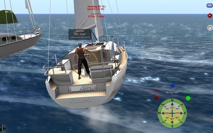 BWind navigaton HUD - Loonetta - with compass