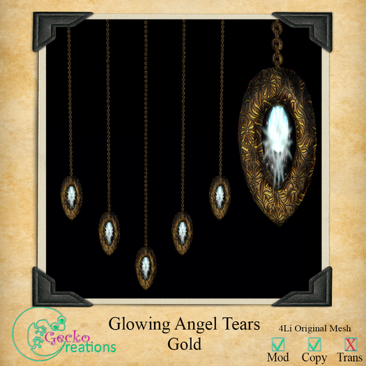 GC-Glowing Angel Tears Gold Boxed
