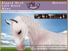 *E* Cute Braided Mane  [BOXED] RH Marwari