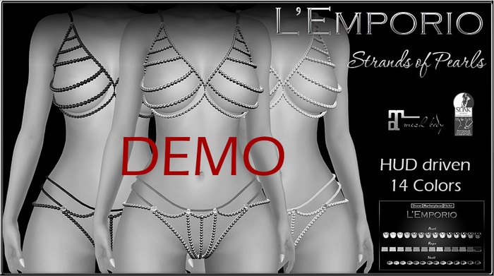 D*E*M*O  L'Emporio ::*Strands of Pearls*:: 14 Colors