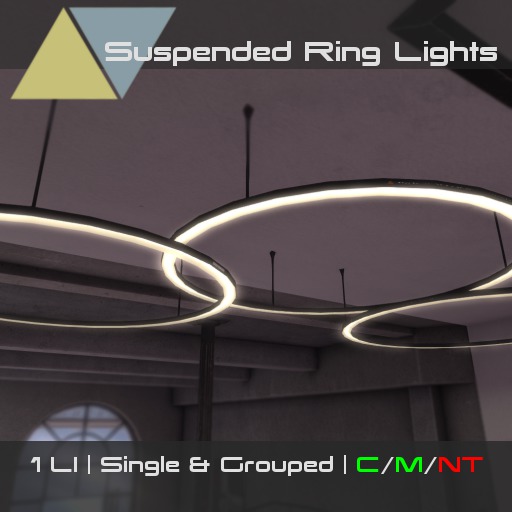 [p] Suspended Ring Lights