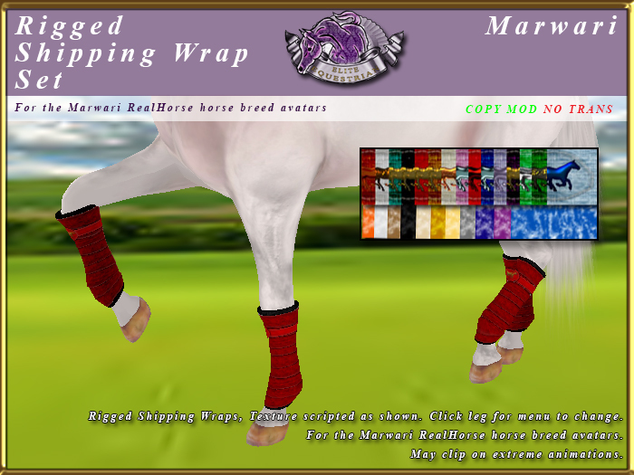 *E* Rigged Mesh Shipping Wraps [BOXED] RH Marwari