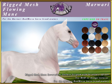 *E* RealHorse Flowing Mane Set [BOXED] RH Marwari