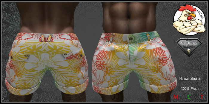LeCock - AESTHETIC Hawaii Shorts