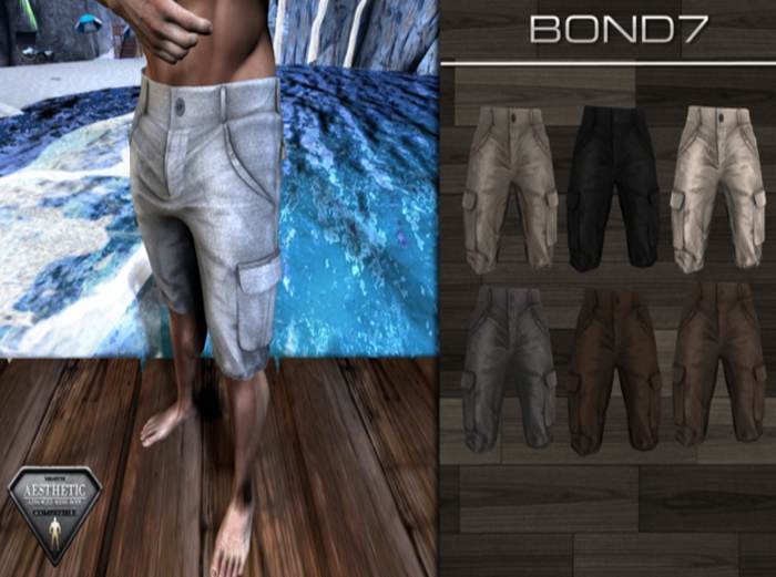*BOND7* Cargo Shorts-Aesthetic