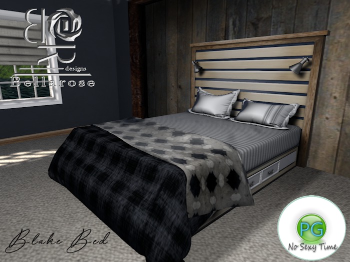 [BR] Blake Slat Bed PG