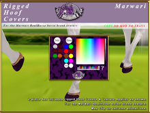 *E* RealHorse Rigged Hoof Covers [BOXED]  RH Marwari