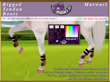 *E* RealHorse Rigged Tendon Boots [BOXED]  RH Marwari