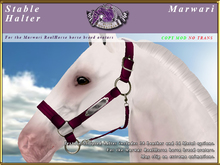 *E* Stable Halter [BOXED] RH Marwari Texture Scripted