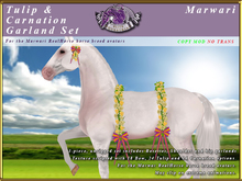 *E* Tulip Carnations Garlands Set [BOXED] Marwari