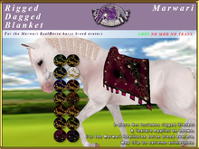 *E* Dagged Blanket Set [BOXED] RH Marwari