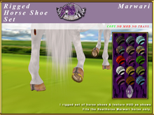 *E* RealHorse Rigged Horseshoes [BOXED]  RH Marwari