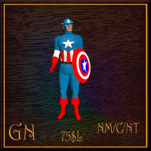 Capt America 1 Package (Rez Me)
