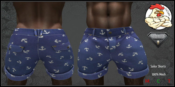 LeCock - AESTHETIC Sailor Shorts