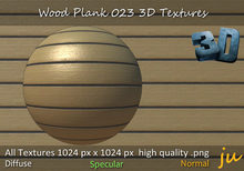 JU Wood Plank 023 3D Textures Full Perm