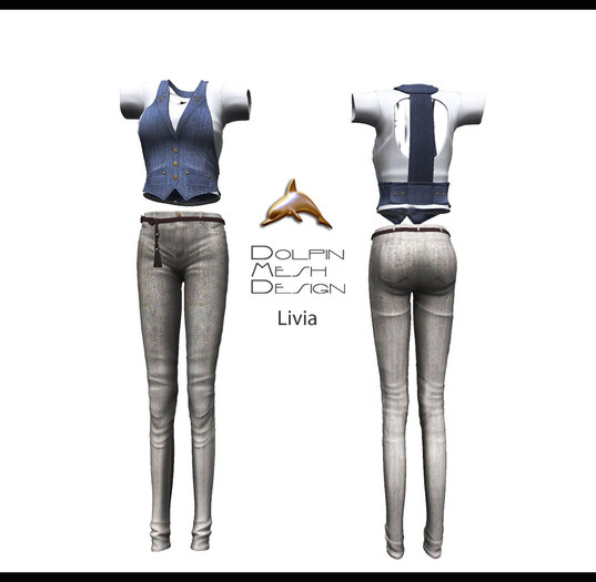 [[Dolphin Design Mesh]Full permissions Livia