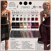S&P strapped. skirt + garter Lara cream (rez to unpack)