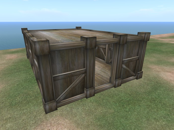 [SL]Medieval Rustic Building 4 Prims