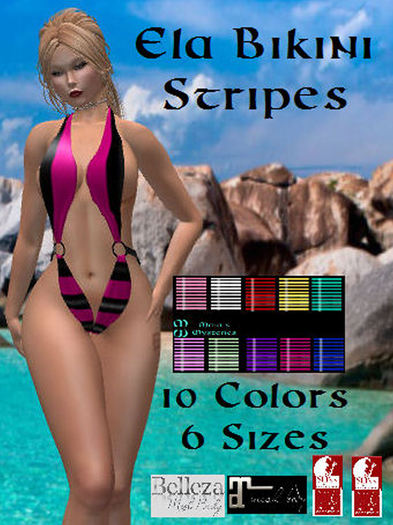 *MM* Ela Bikini - Stripes