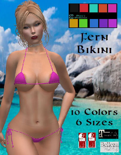 *MM* Fern String Bikini